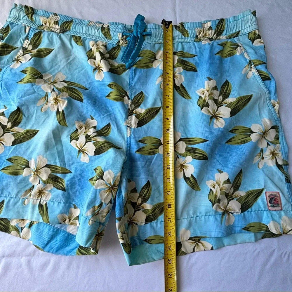 Tommy Bahama Blue Hawaiian Mesh Swimsuit Beach
